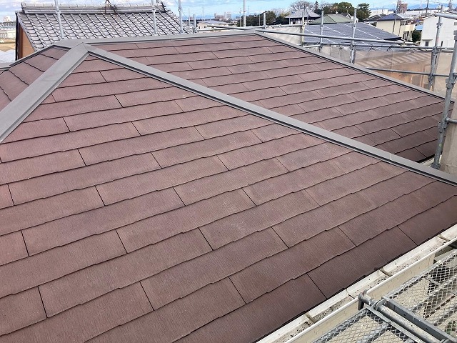 調査を行ったスレート屋根